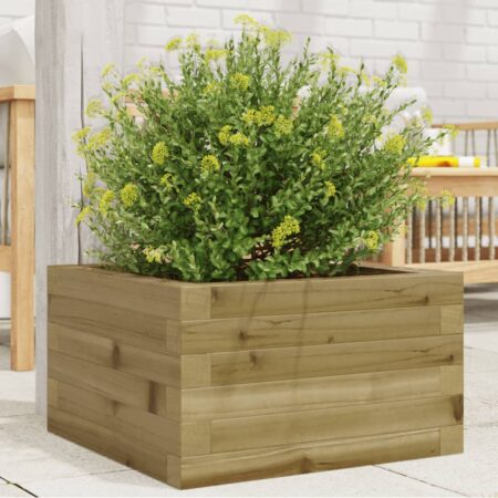 vidaXL plantekasse 40x40x23 cm imprægneret fyrretræ