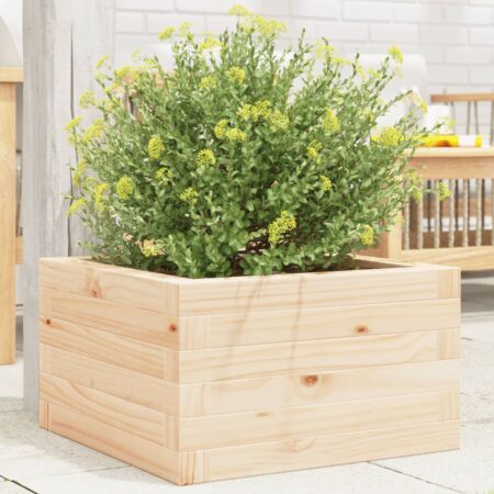 vidaXL plantekasse 40x40x23 cm massivt fyrretræ