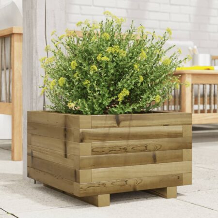 vidaXL plantekasse 40x40x26,5 cm imprægneret fyrretræ