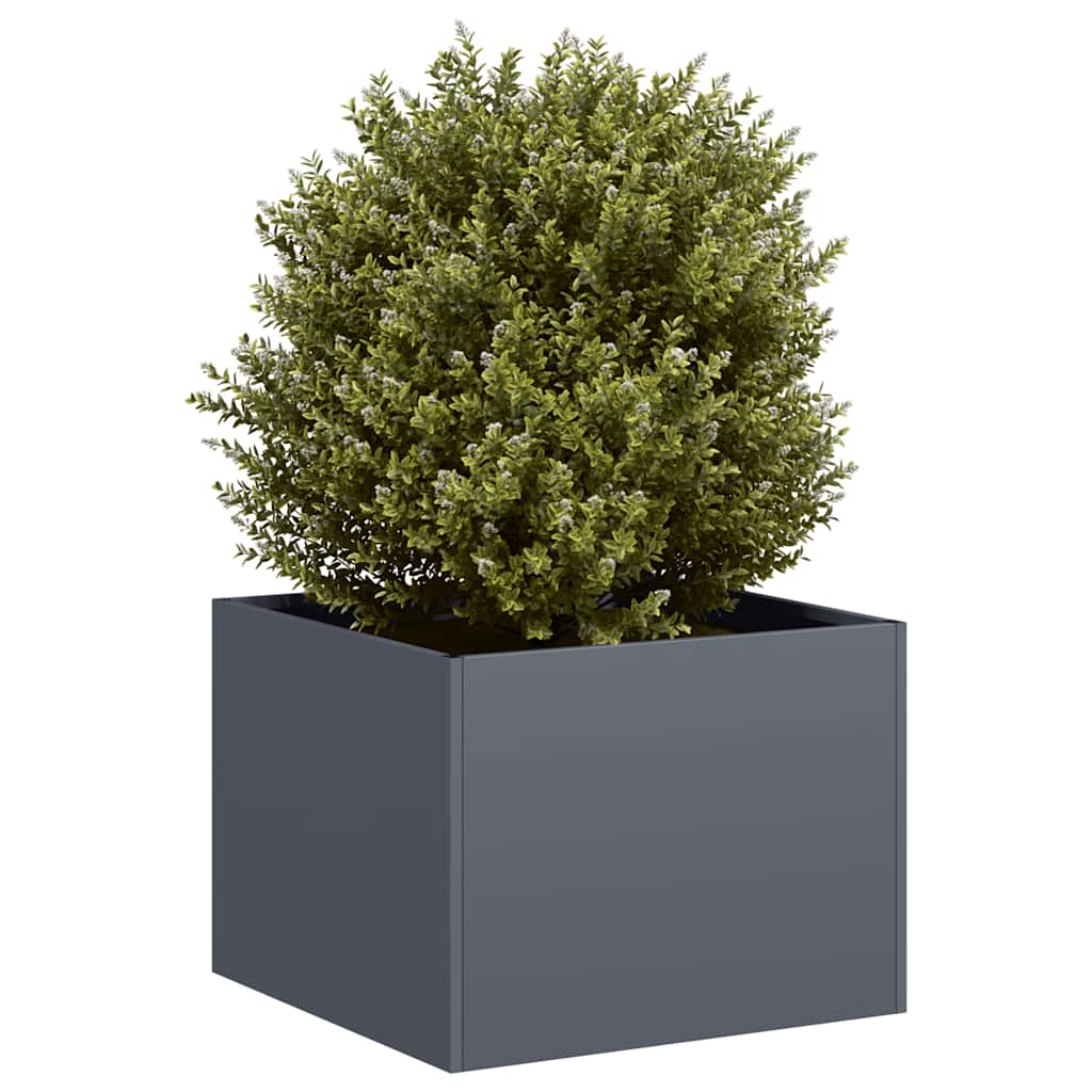 vidaXL plantekasse 40x40x30 cm stål antracitgrå vidaXL plantekasse 40x40x30 cm stål antracitgrå