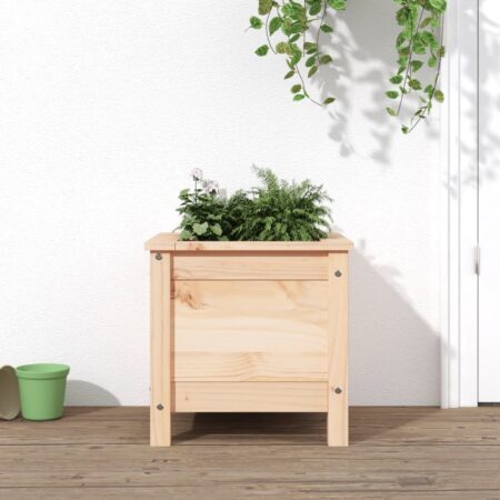 vidaXL plantekasse 40x40x39 cm massivt fyrretræ