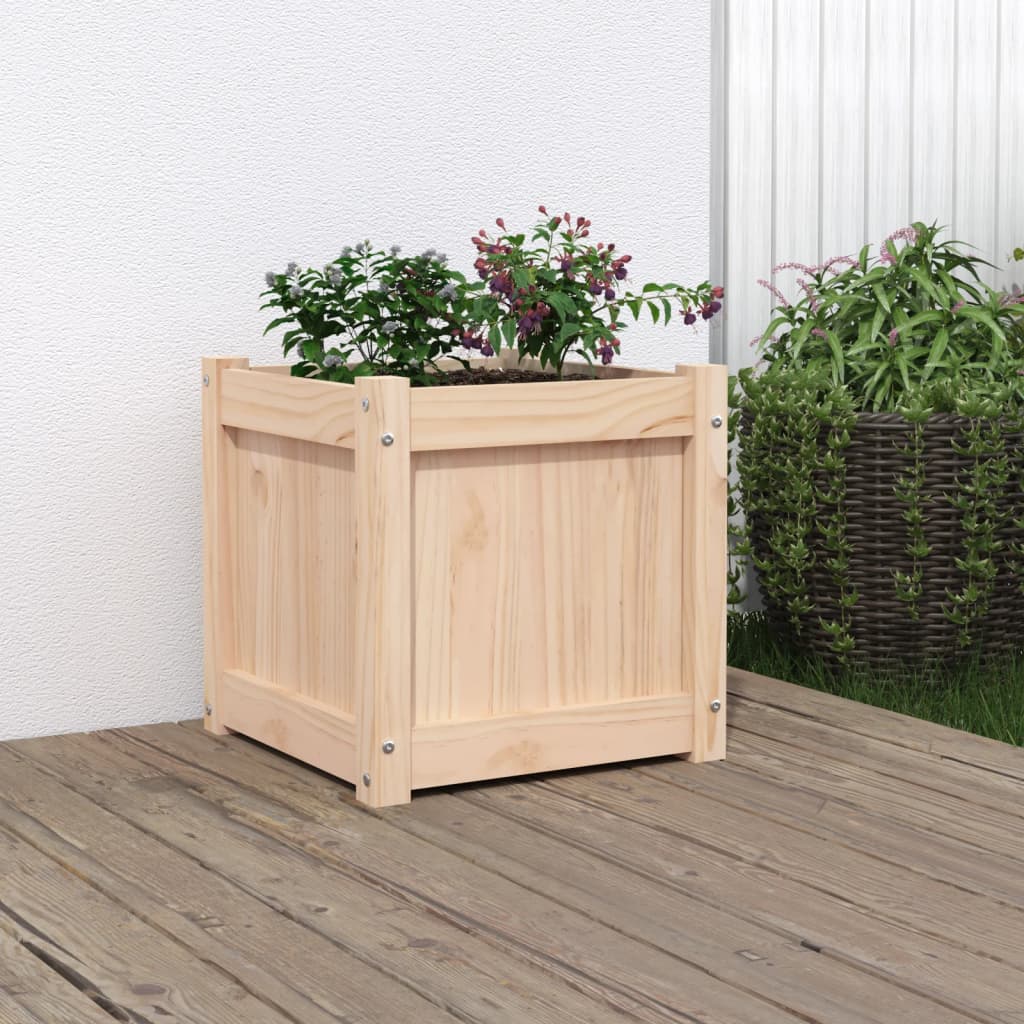 vidaXL plantekasse 40x40x40 cm massivt fyrretræ vidaXL plantekasse 40x40x40 cm massivt fyrretræ