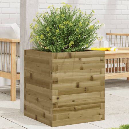 vidaXL plantekasse 40x40x46 cm imprægneret fyrretræ