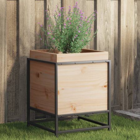 vidaXL plantekasse 40x40x50 cm massivt fyrretræ
