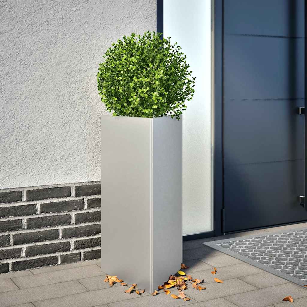 vidaXL plantekasse 40x40x75 cm trekantet galvaniseret stål vidaXL plantekasse 40x40x75 cm trekantet galvaniseret stål