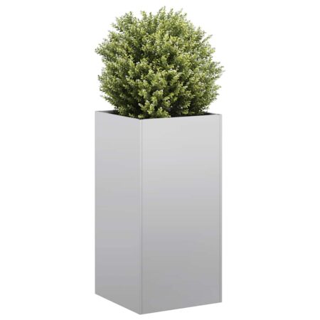vidaXL plantekasse 40x40x80 cm galvaniseret stål
