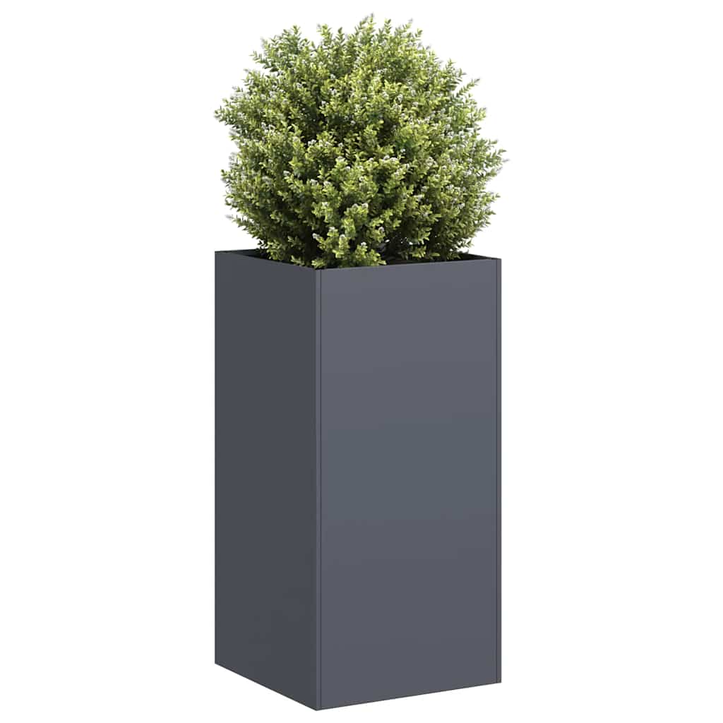 vidaXL plantekasse 40x40x80 cm koldvalset stål antracitgrå vidaXL plantekasse 40x40x80 cm koldvalset stål antracitgrå