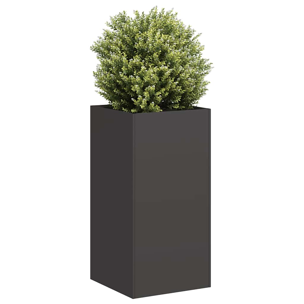vidaXL plantekasse 40x40x80 cm koldvalset stål sort vidaXL plantekasse 40x40x80 cm koldvalset stål sort