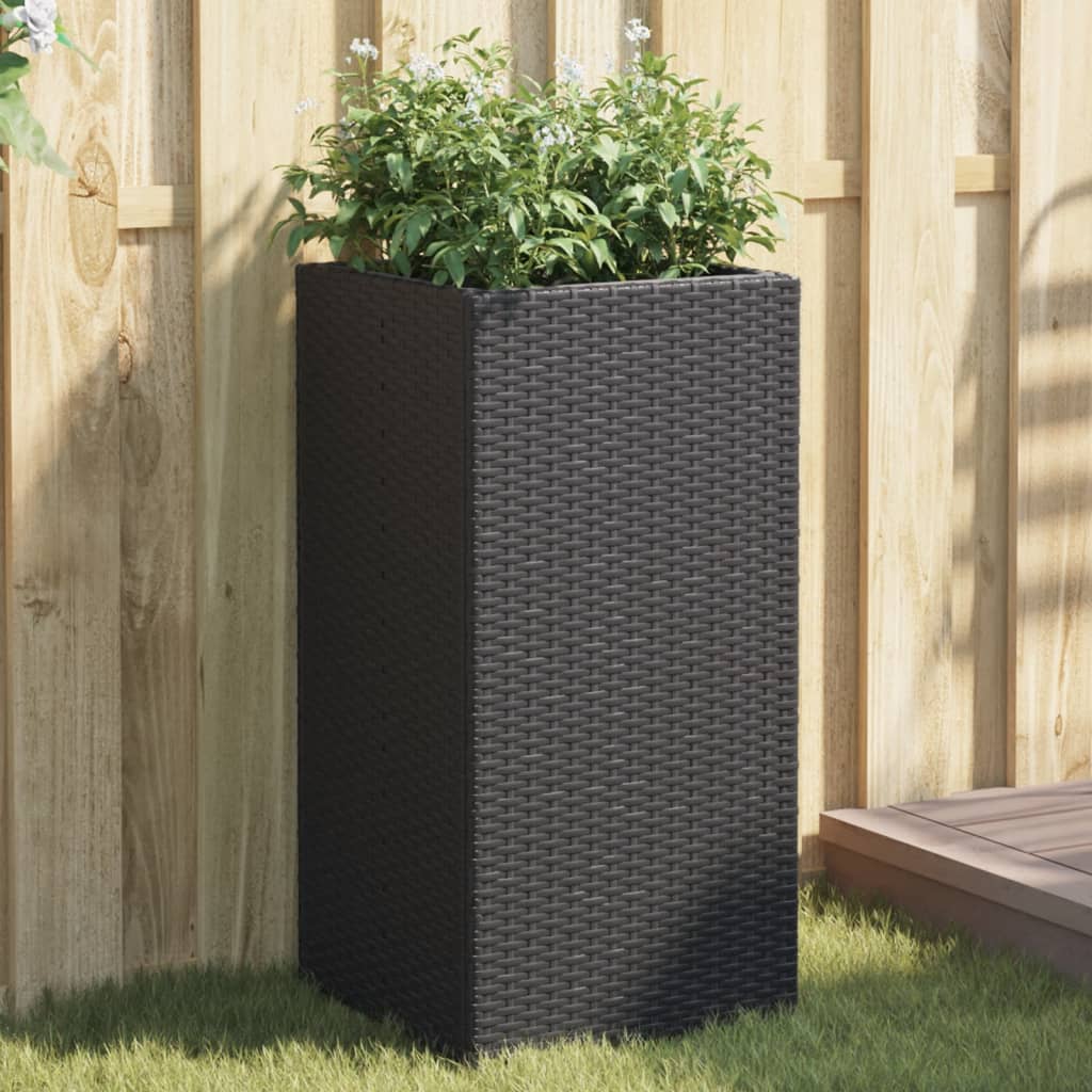 vidaXL plantekasse 40x40x80 cm polyrattan sort vidaXL plantekasse 40x40x80 cm polyrattan sort