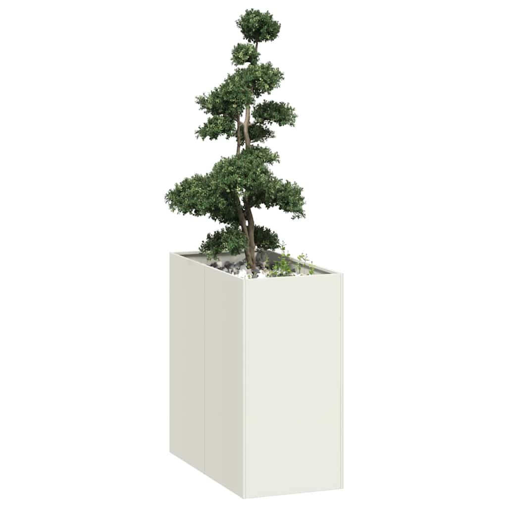 vidaXL plantekasse 40x80x80 cm stål hvid vidaXL plantekasse 40x80x80 cm stål hvid