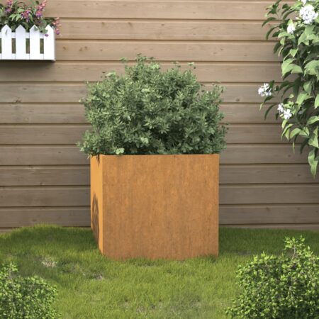 vidaXL plantekasse 42x40x39 cm cortenstål
