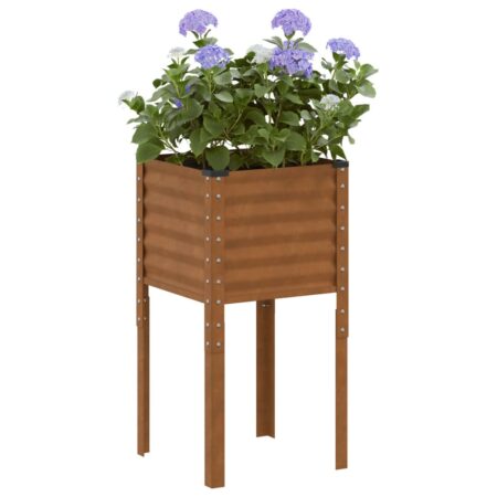 vidaXL plantekasse 45x45x88 cm cortenstål