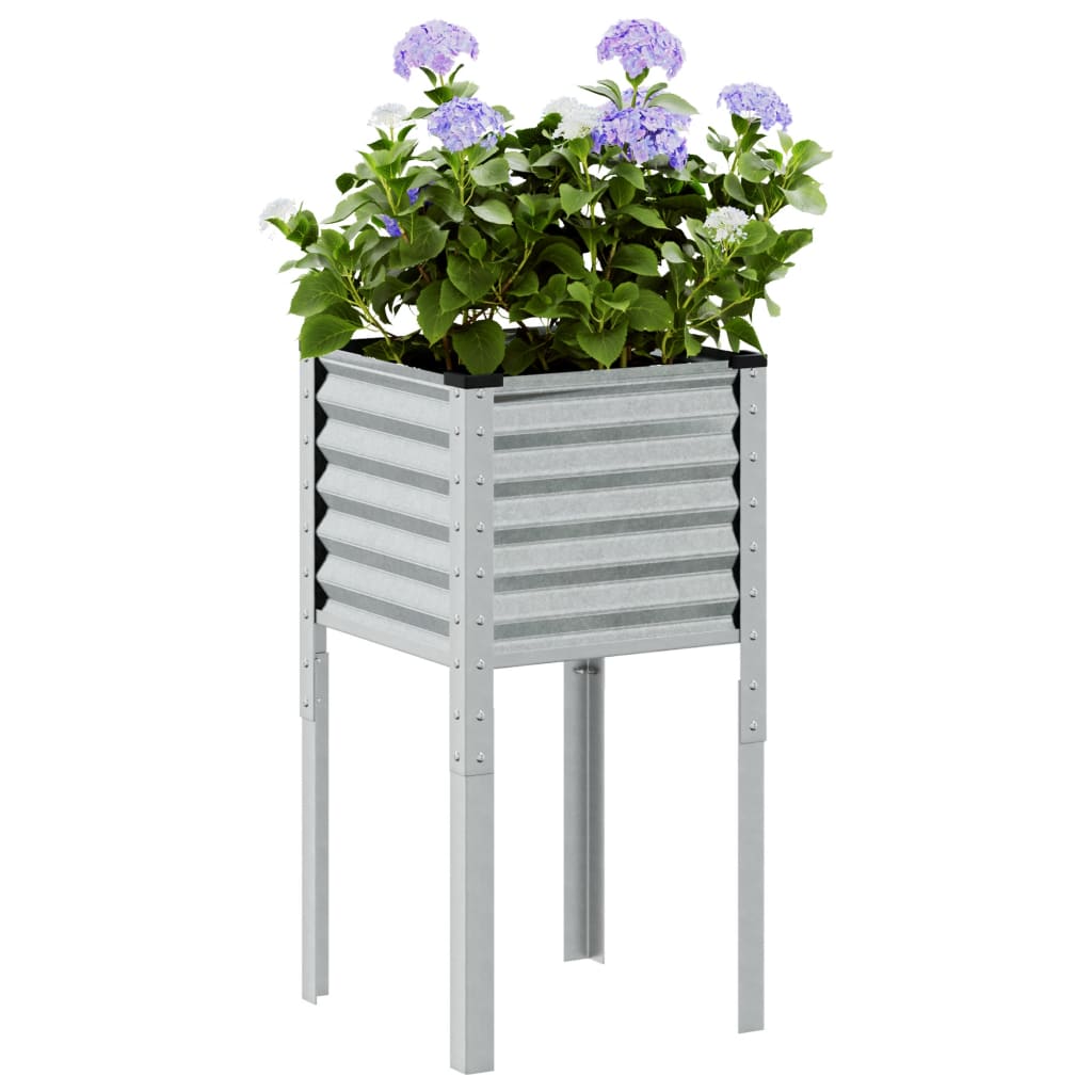 vidaXL plantekasse 45x45x88 cm galvaniseret stål vidaXL plantekasse 45x45x88 cm galvaniseret stål