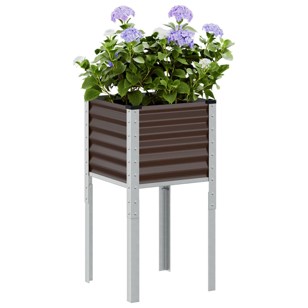 vidaXL plantekasse 45x45x88 cm stål brun vidaXL plantekasse 45x45x88 cm stål brun
