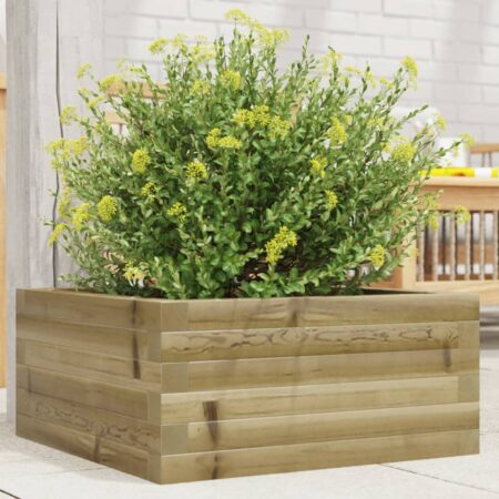 vidaXL plantekasse 50x50x23 cm imprægneret fyrretræ