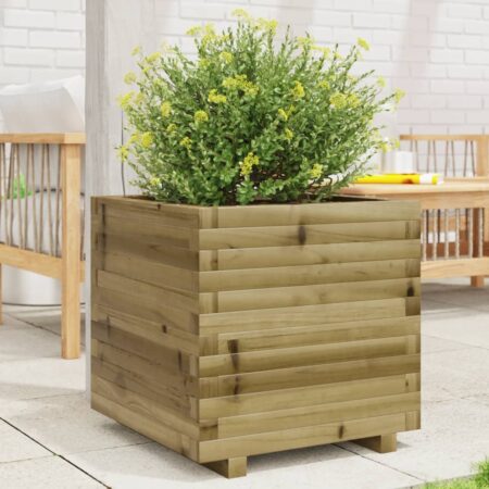 vidaXL plantekasse 50x50x49,5 cm imprægneret fyrretræ