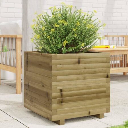 vidaXL plantekasse 50x50x49,5 cm imprægneret fyrretræ