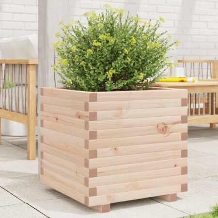vidaXL plantekasse 50x50x49,5 cm massivt fyrretræ