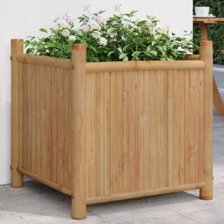 vidaXL plantekasse 50x50x50 cm bambus
