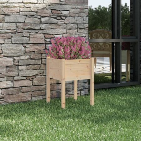 vidaXL plantekasse 50x50x70 cm massivt fyrretræ