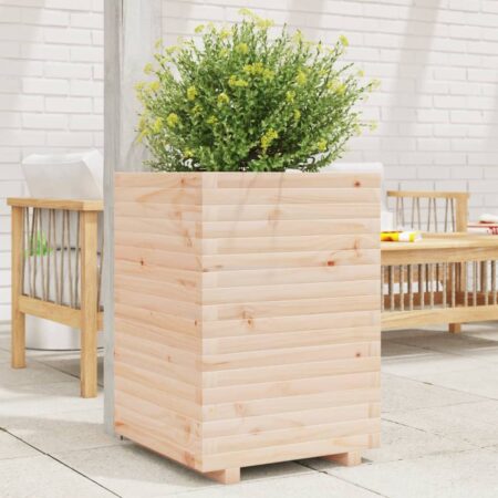 vidaXL plantekasse 50x50x72 cm massivt fyrretræ