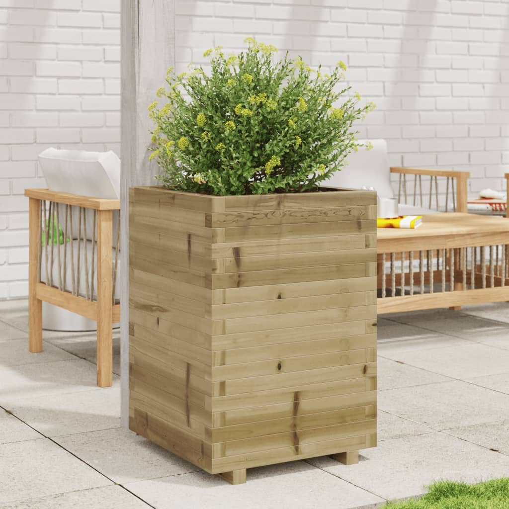 vidaXL plantekasse 50x50x72,5 cm imprægneret fyrretræ vidaXL plantekasse 50x50x72,5 cm imprægneret fyrretræ