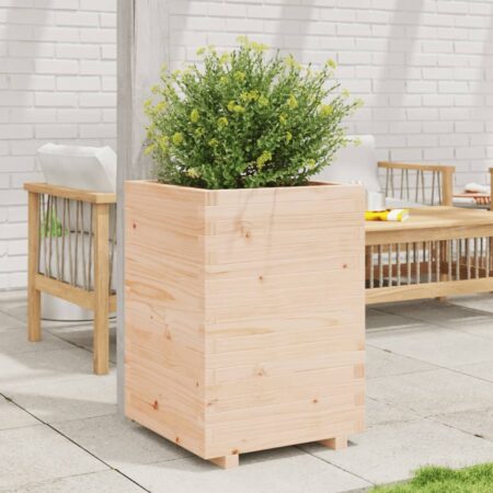 vidaXL plantekasse 50x50x72,5 cm massivt fyrretræ