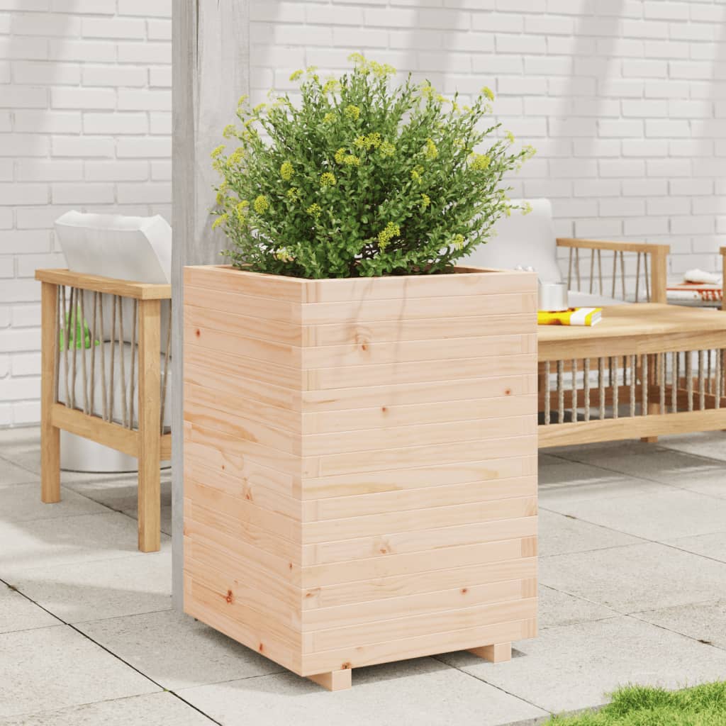 vidaXL plantekasse 50x50x72,5 cm massivt fyrretræ vidaXL plantekasse 50x50x72,5 cm massivt fyrretræ