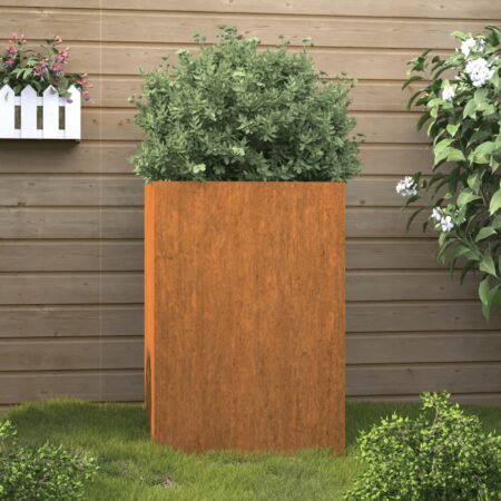 vidaXL plantekasse 52x48x75 cm cortenstål