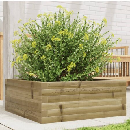 vidaXL plantekasse 60x60x23 cm imprægneret fyrretræ