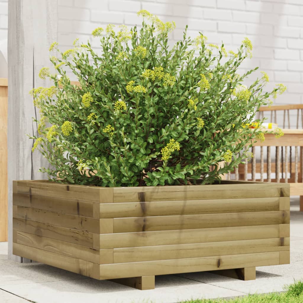 vidaXL plantekasse 60x60x26,5 cm imprægneret fyrretræ vidaXL plantekasse 60x60x26,5 cm imprægneret fyrretræ