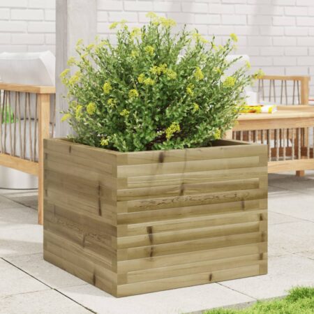 vidaXL plantekasse 60x60x46 cm imprægneret fyrretræ