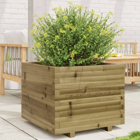 vidaXL plantekasse 60x60x49,5 cm imprægneret fyrretræ