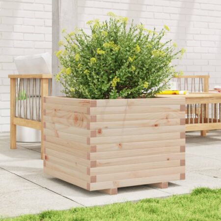 vidaXL plantekasse 60x60x49,5 cm massivt fyrretræ