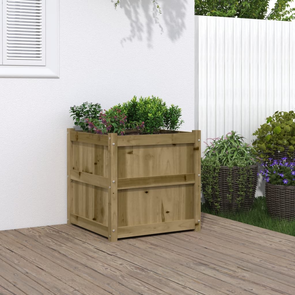 vidaXL plantekasse 60x60x60 cm imprægneret fyrretræ vidaXL plantekasse 60x60x60 cm imprægneret fyrretræ