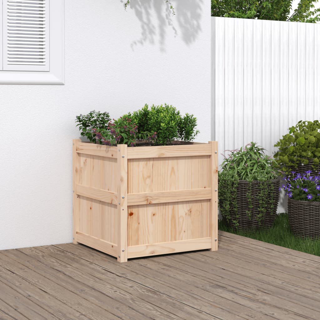 vidaXL plantekasse 60x60x60 cm massivt fyrretræ vidaXL plantekasse 60x60x60 cm massivt fyrretræ