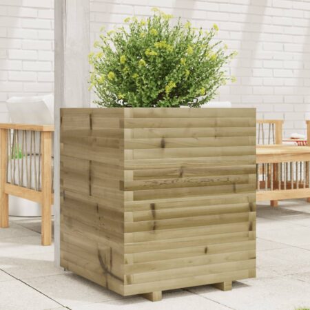 vidaXL plantekasse 60x60x72 cm imprægneret fyrretræ