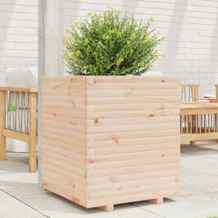 vidaXL plantekasse 60x60x72 cm massivt fyrretræ
