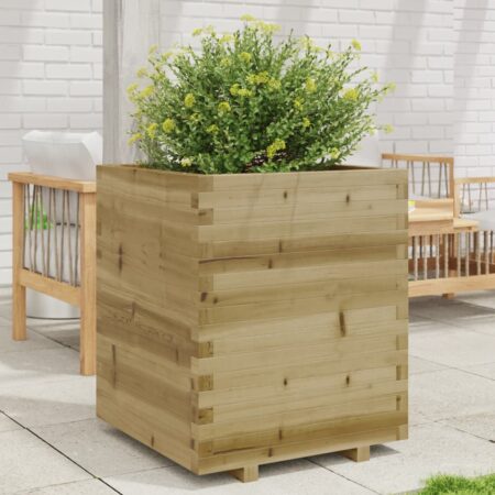 vidaXL plantekasse 60x60x72,5 cm imprægneret fyrretræ