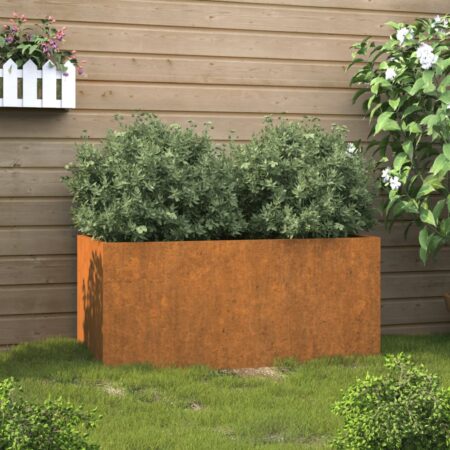 vidaXL plantekasse 62x30x29 cm cortenstål