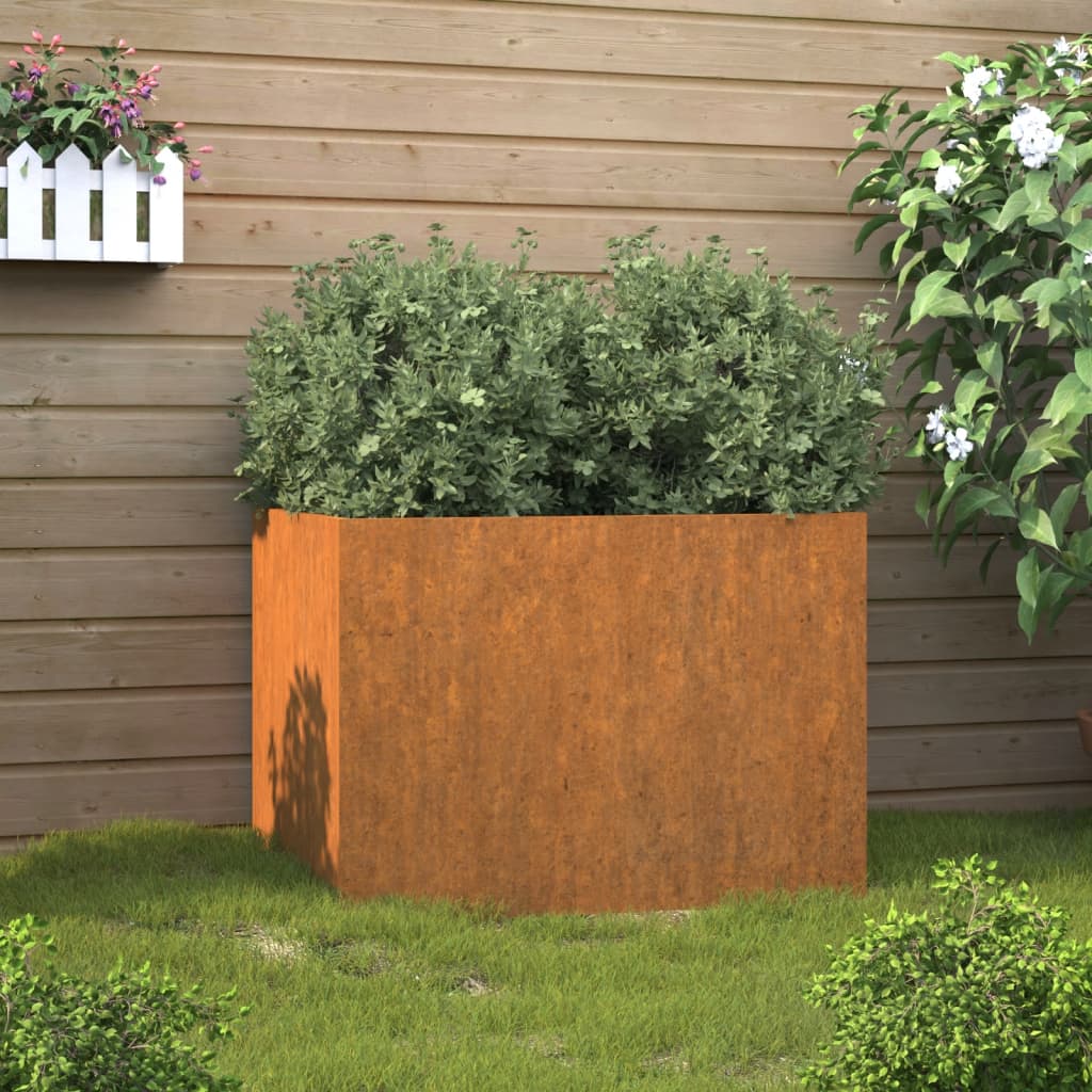 vidaXL plantekasse 62x47x46 cm cortenstål vidaXL plantekasse 62x47x46 cm cortenstål