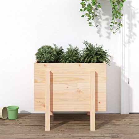 vidaXL plantekasse 62x50x57 cm massivt fyrretræ