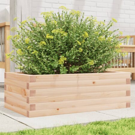 vidaXL plantekasse 70x40x23 cm massivt fyrretræ
