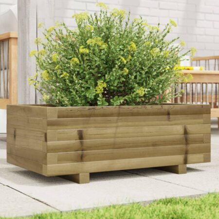vidaXL plantekasse 70x40x26,5 cm imprægneret fyrretræ