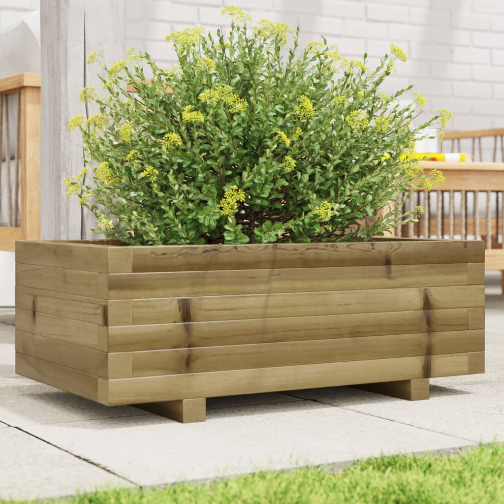 vidaXL plantekasse 70x40x26,5 cm imprægneret fyrretræ vidaXL plantekasse 70x40x26,5 cm imprægneret fyrretræ