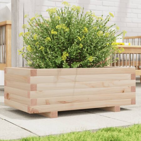 vidaXL plantekasse 70x40x26,5 cm massivt fyrretræ