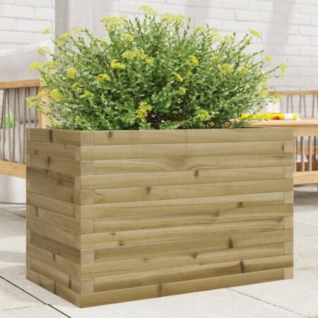 vidaXL plantekasse 70x40x46 cm imprægneret fyrretræ