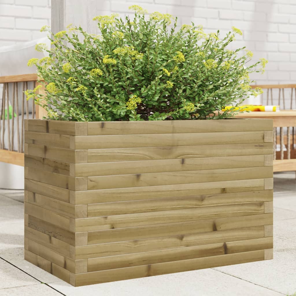 vidaXL plantekasse 70x40x46 cm imprægneret fyrretræ vidaXL plantekasse 70x40x46 cm imprægneret fyrretræ