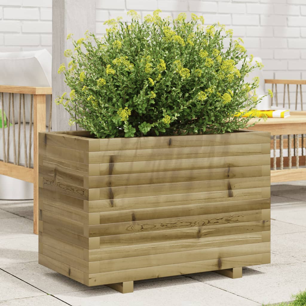 vidaXL plantekasse 70x40x49,5 cm imprægneret fyrretræ vidaXL plantekasse 70x40x49,5 cm imprægneret fyrretræ
