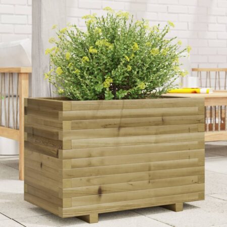 vidaXL plantekasse 70x40x49,5 cm imprægneret fyrretræ